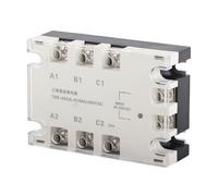 ZJchao Relais à l'état Solide, Relais 24 V Entrée SSR 90-250VAC, 3 Phase 40a AC AC Solid Solid State Relay Relay Charge 24-480VAC TSR-40AA H