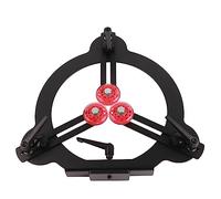 ZJchao Repose-pied Stable pour Tournage sur Bois, Outils de Tournage en Métal Robustes, Compatible avec Pivotant de 12 Pouces, Roues Réglables pour Pièces de 0,39 Pouces à 4,72