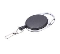 ZJchao Rétracteur de Pêche à la Mouche, Porte-Outil de Rotation à 360 Degrés avec Ligne en Polyester Rétractable, pour Gilet de Pêche la Mouche, Sac de Matériel, Accessoires de