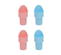 ZJchao Réutilisable Mini Gil Ice Cream Coies Freingable Ice Ice Cream Scoop Holder for Desserts Snacks 4pcs Set with Food Grade PP Matériau pour les Fêtes Mariages Anniversaire
