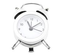 ZJchao Réveil, Horloge en Métal à Commande de 3 Pouces Petit Réveil Numérique Réveils pour Chambres de la Vieille école pour Table de Chevet, Chambre à Coucher, Chambre d'enfants, Bureau (White)