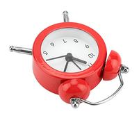 ZJchao Réveil, Horloge en Métal à Commande de 3 Pouces Petit Réveil Numérique Réveils pour Chambres de la Vieille école pour Table de Chevet, Chambre à Coucher, Chambre d'enfants, Bureau (Rouge)
