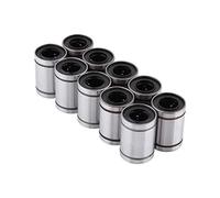 ZJchao Roulements à Billes, 10pcs LM12UU 12 Mm de Roulement à Billes de Mouvement Linéaire avec Design à Double scellé des de Plantes à Roulettes pour les Pièces CNC Imprimante 3D de Tige de 12 Mm