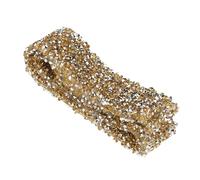 ZJchao Ruban de, Garniture en avec une Longueur de 1 Yard 50g Roll de pour Arts Artisanaux de Mariage d'anniversaire de Mariage Bricolage (jaune cristal)