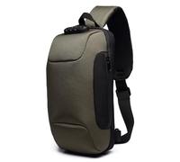 ZJchao Sac à écharpe pour Femmes, Sac à Bandoulière pour Hommes Hommes Extérieur d'épaule Extérieur Petit Dos Coffre Oxford Paquet de Poitrine de la Mode Poitrine Anti-cambrioleur (armée Verte)