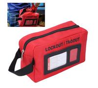 ZJchao Sac de Lockout étiquette de qualité Industrielle Pouche de Stockage de Chaleur avec Affichage Visible pour la sécurité Gestion de Verrouillage en Polyester Est Grande capacité