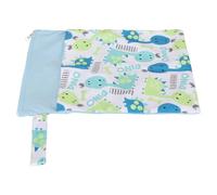 ZJchao Sac Sec et Humide, Sac à Linge Imperméable, Humide pour Couches en Tissu, à Couches Sec Imperméable Multifonctionnel, Lavable et Détachable (G16)