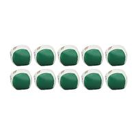 ZJchao Sacs de Trous de Corn 10pcs Qui Lancent des Sacs de Sable Sacs de Haricots avec Un Motif D'émotions Mignons pour Les Amis de la Famille des Jeux de Plage en Plein Air (Green)