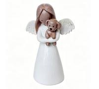 ZJchao Sculpture Commémorative pour Chien, Souvenir de Perte d'animal de Compagnie, Statue Commémorative pour Les Propriétaires d'animaux en Deuil, avec Motif D'étreinte Tendre, Texture (NOUVEAU-40)