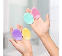 ZJchao Silicone Face Scurbber Set 4 PCS Masseur Exfoliant pour Brosse Nettoyante pour le Visage pour élimination du Visage Black Treat Care Care Deep Skin Nettoying Tool (Couleur des photos)