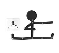ZJchao Stickman Toys, Stick Man Figure Toy Jouet éducatif avec Bavure en Tilleul, Jouet éducatif Stickman Toys pour 3 Ans en Bois Stick Man Toy