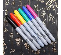 ZJchao Stylo Marqueur 6 Pièces, Stylo de Positionnement Semi-permanent avec Marqueurs Gradués pour Tatouages de Lèvres de Sourcils, Chirurgies, écriture de CDS DVD