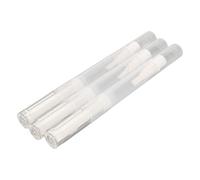 ZJchao Stylos à Huile pour Cuticules Vides, Paquet de 3 Stylos à Torsion Transparents de 2,5 Ml Stylo Liquide pour Huile à Ongles Réutilisable Rotatif Vide Stylo à pour Ongles Rechargeable à pour