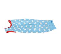 ZJchao Suite de Récupération pour Chiens, Combinaison de Chiens Costume Stérilisation Féminine et Mâle Cache-Couche Neutre Costume Rétablissement Suivant pour étoiles Bleues Motif Bodys Compagnie (S)