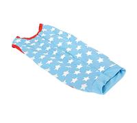 ZJchao Suite de Récupération pour Chiens, Combinaison de Chiens Costume Stérilisation Féminine et Mâle Cache-Couche Neutre Costume Rétablissement Suivant pour étoiles Bleues Motif Bodys Compagnie