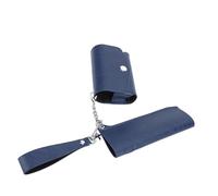 ZJchao Support Allume-Cigare Portable Léger en Cuir PU avec Résistance aux Chocs, Semi-imperméabilisation et Résistance à l'usure pour Le Stockage et la Protection, pour éviter la (Blue)