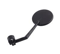 ZJchao Support de Guidon de Rétroviseur de Vélo, Rétroviseur Latéral Noir en Verre HD à Lentille Convexe, Miroir de Vélo, de pour Guidon de de Route de Montagne, Moto électrique