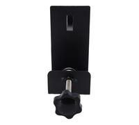 ZJchao Support de Montage de Porte de Boîte à Clés Réglable en Acier Inoxydable avec Coussinets EVA pour Portes Standard D'épaisseur de 0,59 à 2,25 Pouces sans Perceuse