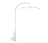 ZJchao Support de Porte-cloche de Lit de Lit Mobile bébé pour Décor de Pépinière avec Trous Suspendus Faciles à Installer les Abdos Blancs