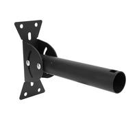 ZJchao Support de Poteau de Montage d'antenne TV Réglable en Acier Inoxydable, pour Installation Murale Extérieure, Avant-Toit ou Toit, Structure de Support Universelle (Droit)