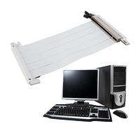 ZJchao Support GPU Vertical, Câble D'extension de Carte Graphique Câble Riser PCIE 4.0 Câble PCIE Câble Riser PCIE 4.0 X16 Câble Riser D'extension GPU (40cm)