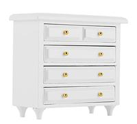 ZJchao Table à Langer de Poupée, Librairie Miniature Poupée Poupée Mini Armoire de Tiroir Meubles de Maison de Poupée 1:12 Armoire de Tiroir Mini Meubles