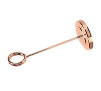 ZJchao Tableau de Numéro, Support de Numéro de Table avec une Taille Compacte en Acier Inoxydable en Forme de Bague de Forme de Ponte pour la Fête de Mariage (Or rose)