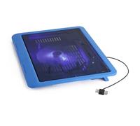 ZJchao Tampon de Refroidissement POUR Ordinateur Portable, Ordinateur Portable PAD de Refroidissement Big Fan Fan USB OPTOP CHARGER POUR 14 "ou Moins le Cahier (BLUE)