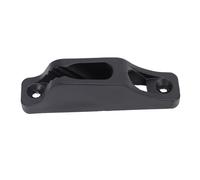 ZJchao Taquet de Corde de Bateau Robuste, Pince de Fixation en Nylon Antidérapante pour Yachts et Navires Marins, Support de Ligne d'ancrage sécurisé, Noir (86 X 20 mm / 3,39 X 0,79 Pouces 1 pièce)