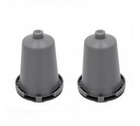 ZJchao Tasse Filtrante Réutilisable, Filtre à café Moulu Réutilisable, Dosettes de café Réutilisables pour Home Barista, Machine à, Passe au Lave-vaisselle, Peut Contenir 15 G de (GREY)