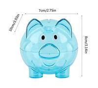 ZJchao Tirelire en Plastique pour Enfants, Tirelire en Résine pour Enfants, Facile à Utiliser pour Les Cadeaux (S)