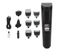 ZJchao Tondeuse à Barbe pour Hommes, Kit de Toilettage Fil 7 000 Tr/min avec Attaches Magnétiques, pour Couper la Moustache du Nez, du Visage et du Corps (WL-9918)