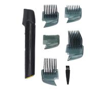 ZJchao Tondeuse à Cheveux pour Hommes, Kit de Toilettage alimenté par Batterie à Bras Extensible avec 5 Peignes de Protection, pour Barbe, Poitrine, Jambes et Zones Sensibles
