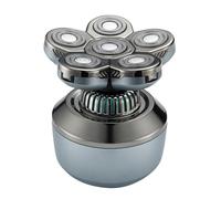 ZJchao Tondeuse électrique 6D, Tondeuse Magnétique Rechargeable avec Affichage LED pour Hommes Chauves, Rasage Rapide étanche IPX8 10000 Tr/min