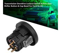 ZJchao Transmission Overdrive, Bouton de Changement de Vitesse en Plastique Technique et Couvercle pour avec Lunette de Capuchon pour