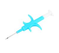 ZJchao Transpondeur de Verre à Microchip Animal avec Chien de Puce de Seringue 1.4x8 Mm Outil D'identification Efficace et Efficace pour L'animal