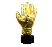 ZJchao Trophée du Meilleur Gardien - en Résine Dorée de qualité Supérieure Représentant Un de Football, Idéale pour Les Célébrations de Tournois de Ligue et la Décoration intérieure. (Plaqué)