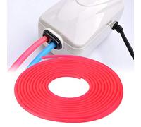 ZJchao Tuyau de Pompe à Air en Silicone Souple de 5m, pour Tube d'oxygène d'aquarium (Rouge)
