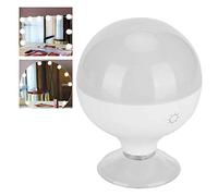 ZJchao Vanité Lumières pour Salle de Bain, Ampoule de Maquillage à LED Ampoule LED Ampoule vanité Ampoule pour les Couleurs Lumineuses Réglables de la Salle de Bain Type D'aspiration (WHITE)