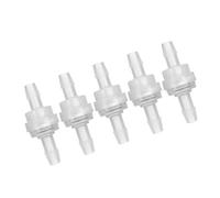 ZJchao Vanne Anti-Retour, 5pcs en Ligne de Clapet Anti-Retour en Ligne, Clapet Anti-Vanne en Plastique, Vanne de à à Vanneur Non renversé (6MM)