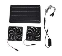 ZJchao Ventilateur Solaire, Chauffage Solaire pour Poulailler, Chauffage à Effet de Serre 20 W, Ventilateur d'extraction à énergie Solaire pour Poulaillers Extérieurs, Serres, Hangars