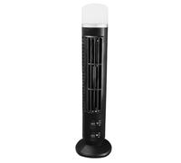 ZJchao Ventilateur Tour sans Lame, Ventilateur de Refroidissement avec Télécommande, 8 Vitesses, Minuterie 9H, Portable et Facile à Nettoyer, pour étude, Travail, Nuit Calme (BLACK)