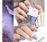 ZJchao Vernis à Ongles à Séchage Rapide, Vernis à Ongles Longue Tenue à Pigment Mat 2 Couleurs avec Effet de Buée, pour un Usage Quotidien et une Fête (B6)