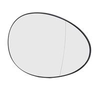 ZJchao Verre de Rétroviseur Convexe Chauffant de Remplacement pour R55 R56 R57, Vue Latérale, Aile de Porte, Miroir Chauffant Anti-buée pour Mini Clubman R55 LCI Compatible (Droite : 51162755626,