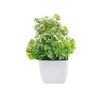 ZJFHEYUO Arbre Artificiel, Mini Cactus Vert, Petites Plantes succulentes en Plastique, Fausses Fleurs d'aloès, Ornements en Pot pour décoration de Table, bonsaï Artificiel