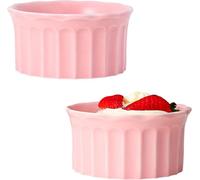 ZJFHEYUO Bols Bols à Soupe Bol en céramique Bol à Soupe Bol à Riz Bol à Petit-déjeuner Ensemble de ramequins Ramequins pour crème brûlée Plat à soufflé Plat allant au Four