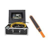 ZJFHEYUO Caméra d'inspection des canalisations 9" DVR, Endoscope Industriel avec Compteur, Mise à Niveau Automatique, fréquence de 512 Hz, localisation des canalisations, vidéo de