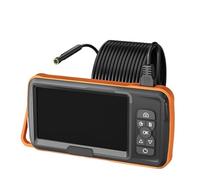 ZJFHEYUO Endoscope étanche à écran IPS 5 Pouces avec sonde USB pour l'inspection des canalisations Automobiles, caméra vidéo à Mise au Point Automatique Simple, Double ou Triple