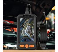 ZJFHEYUO Endoscope Industriel avec écran IPS 4,3 Pouces HD1080p, caméra USB 8 mm, portée de 2 à 100 m, pour l'inspection de canalisations Automobiles et d'égouts. Éclairage LED 8