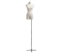 ZJFHEYUO Female Mannequin Torso Body Dummy Model Props Without Arms 150-220 Cm Adjustable Height Clothing Store Dress Form Display Stand 2 Color,Gold-C